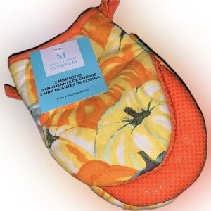 Pumpkin Oven Mini Mitts Set
